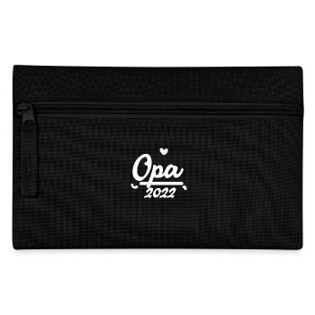Opa 2022 - Opa werden - Schwangerschaft 2022 - Federtasche - Schwarz - Vorne