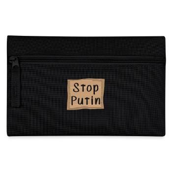 Stop Putin - Pencil Case - black - Front