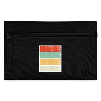 Rétro Arrière-plan Sunset Grunge - Trousse - noir - Devant