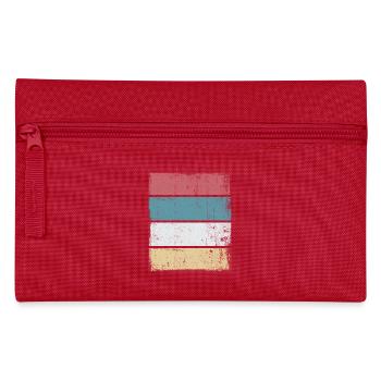 Rétro Arrière-plan Sunset Grunge - Trousse - rouge - Devant