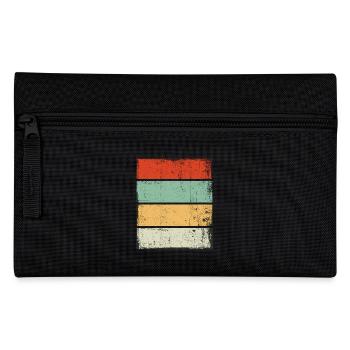 Rétro Arrière-plan Sunset Grunge - Trousse - noir - Devant