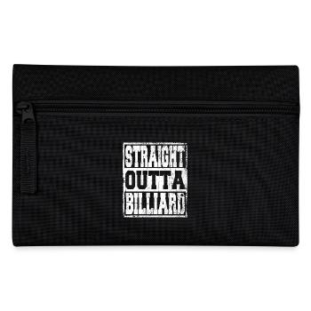 Billiard Spruch lustig - Federtasche - Schwarz - Vorne