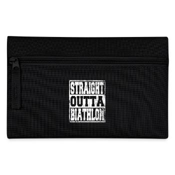 Biathlon en disant drôle - Trousse - noir - Devant