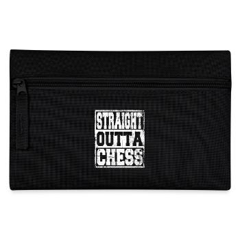 Schach Spruch lustig - Federtasche - Schwarz - Vorne