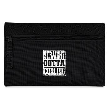 Curling saying funny - Pencil Case - black - Front