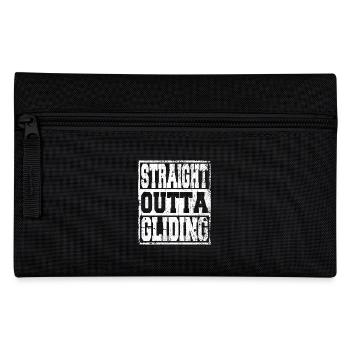 Glide saying funny - Pencil Case - black - Front