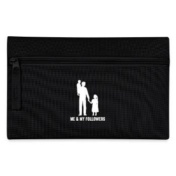 Me and my followers for men son and daughter - Pencil Case - black - Front