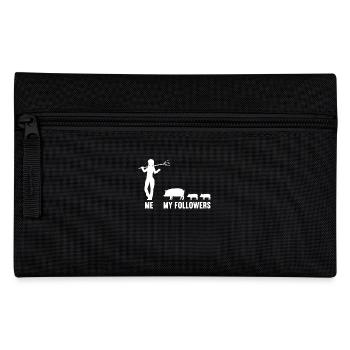 Moi et mes disciples éleveurs de cochons cochons - Trousse - noir - Devant