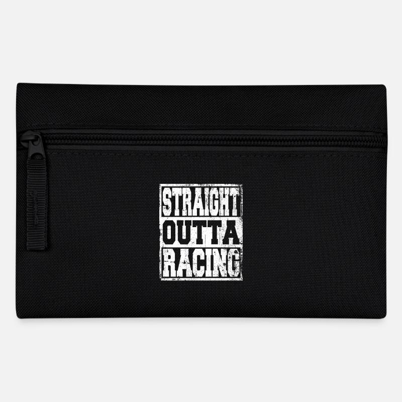 Racing Spruch lustig - Federtasche - Schwarz