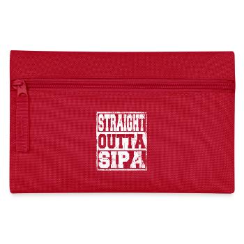 Sipan Spruch lustig - Federtasche - Rot - Vorne