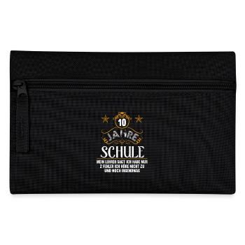 Realschule bestanden Realschulabschluss 2022 - Federtasche - Schwarz - Vorne