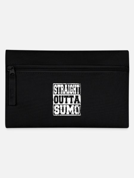 Sumo saying funny - Pencil Case - black