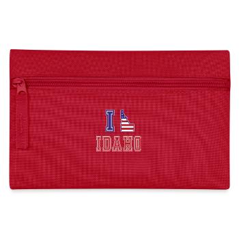 Idaho USA I love Albama - Federtasche - Rot - Vorne