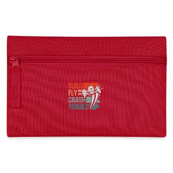 Build fly crash rebuild drone - Federtasche - Rot - Vorne