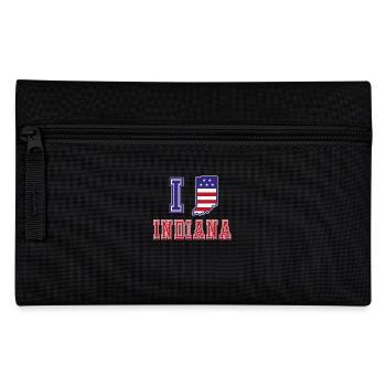 Indiana USA I love Albama - Pencil Case - black - Front