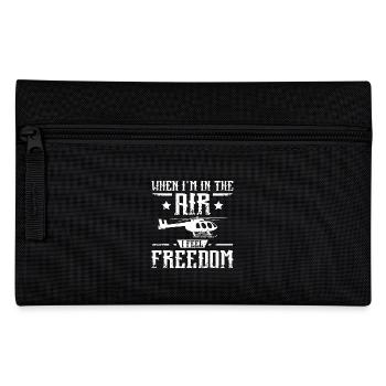 Dans les airs, je sens la liberté hélicoptère - Trousse - noir - Devant