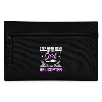 Laissez cette fille vous montrer comment piloter un hélicoptère - Trousse - noir - Devant