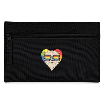 Chien LGBT Nain Spitz Rainbow - Trousse - noir - Devant