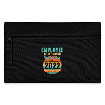Employee of the Month September 2022 - Pencil Case - black - Front