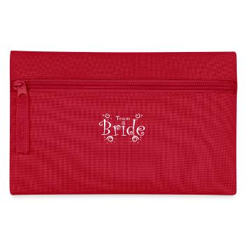 Team Bride - Pencil Case - red - Front