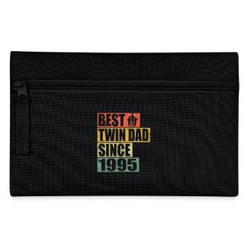 Twins Father Twin Father since 1995 - Pencil Case - black - Front