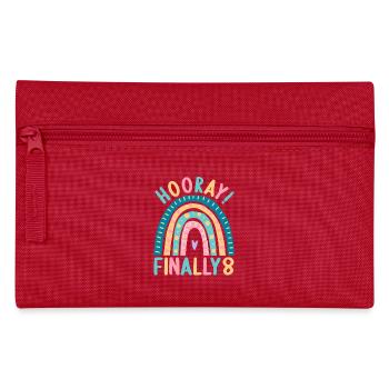 8 years Rainbow Rainbow 8th birthday - Pencil Case - red - Front