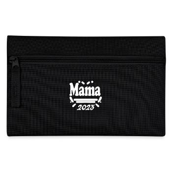 Mama 2023 loading - Expectant Mother 2023 - Pencil Case - black - Front