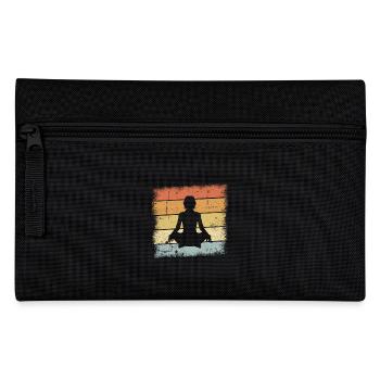 Yoga Namaste - Federtasche - Schwarz - Vorne