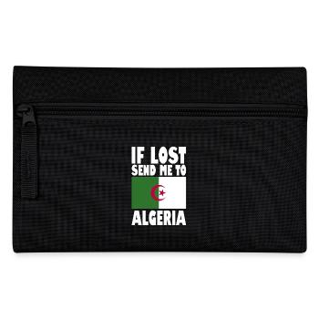 Algeria Flag Saying - Pencil Case - black - Front