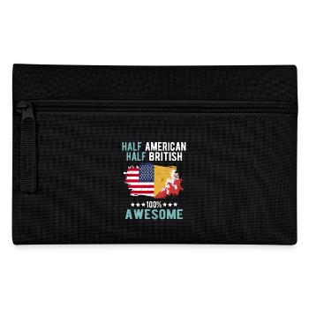Halb Amerikaner Halb Brite - Federtasche - Schwarz - Vorne