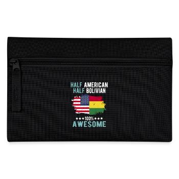 Halb Amerikaner Halb Bolivianer - Federtasche - Schwarz - Vorne
