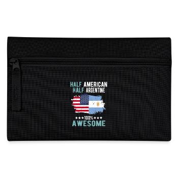 Halb Amerikaner Halb Argentiner - Federtasche - Schwarz - Vorne