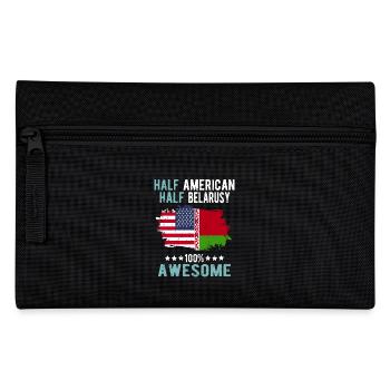 Halb Amerikaner Halb Belarusse - Federtasche - Schwarz - Vorne