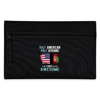 Halb Amerikaner Halb Afghane - Federtasche - Schwarz - Vorne