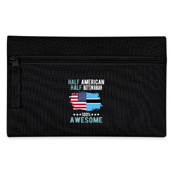 Halb Amerikaner Halb Batswana - Federtasche - Schwarz - Vorne