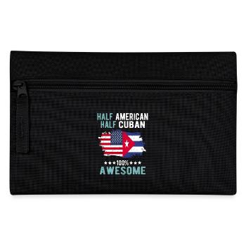 Half American Half Cuban - Pencil Case - black - Front