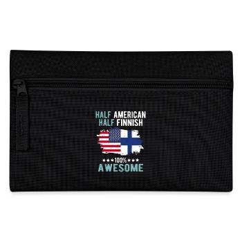 Halb Amerikaner Halb Finne - Federtasche - Schwarz - Vorne