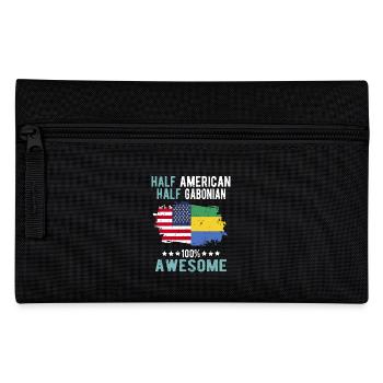 Halb Amerikaner Halb Gabuner - Federtasche - Schwarz - Vorne