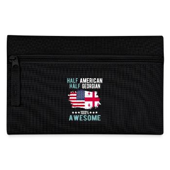 Halb Amerikaner Halb Georgier - Federtasche - Schwarz - Vorne