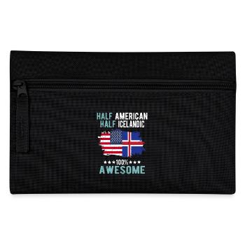 Moitié Américain Moitié Islandais - Trousse - noir - Devant