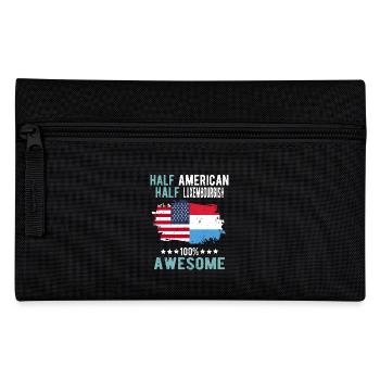 Moitié Américain Moitié Luxembourgeois - Trousse - noir - Devant