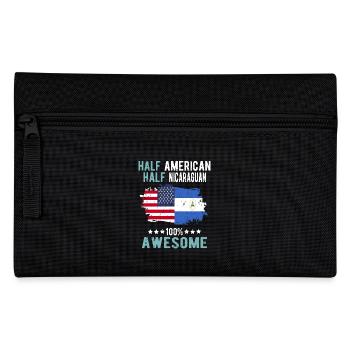 Half American Half Nicaraguan - Pencil Case - black - Front