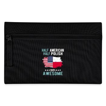 Half American Half Singaporean - Pencil Case - black - Front