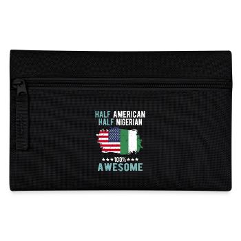 Halb Amerikaner Halb Nigerianer - Federtasche - Schwarz - Vorne