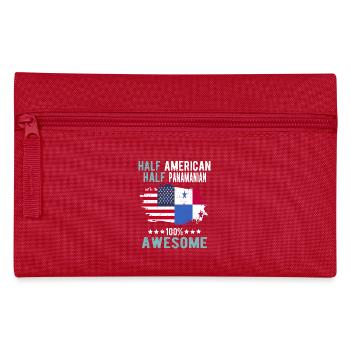 Moitié américain moitié panaméen - Trousse - rouge - Devant