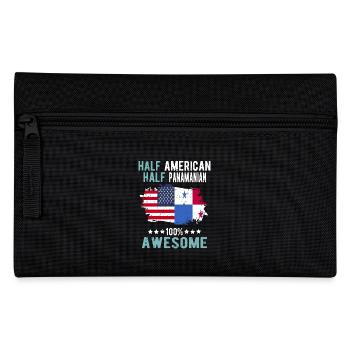 Half American Half Panamanian - Pencil Case - black - Front