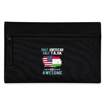 Half American, half Tajik - Pencil Case - black - Front