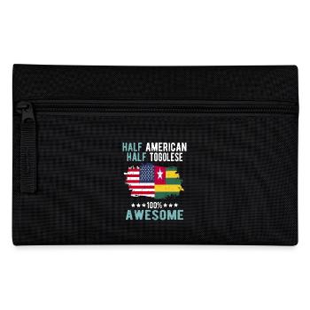 Halb Amerikaner Halb Tongolese - Federtasche - Schwarz - Vorne