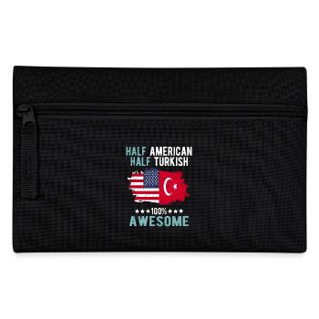 Halb Amerikaner Halb Türke - Federtasche - Schwarz - Vorne