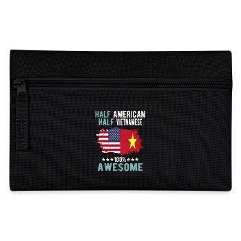 Halb Amerikaner Halb Vietnamese - Federtasche - Schwarz - Vorne